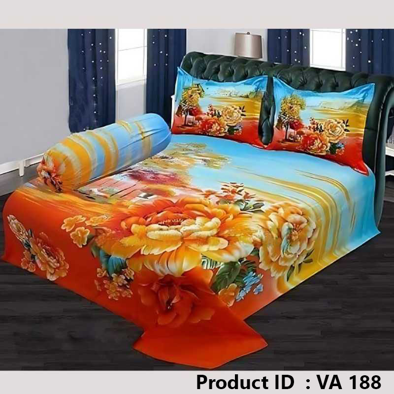 Luxury Panel Cotton Bed Sheet