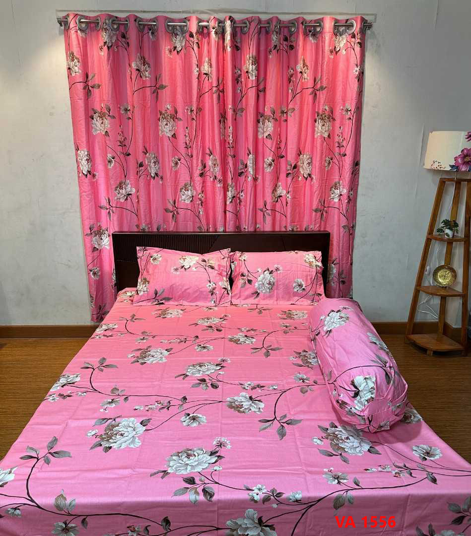 চাদর ও পর্দার কম্বো সেট